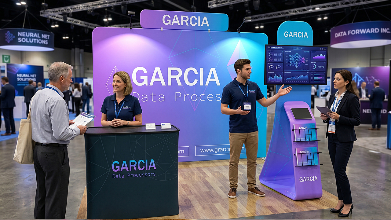 10x10 Trade Show Booth with TV Displays Maximize Your Expo Impact! 