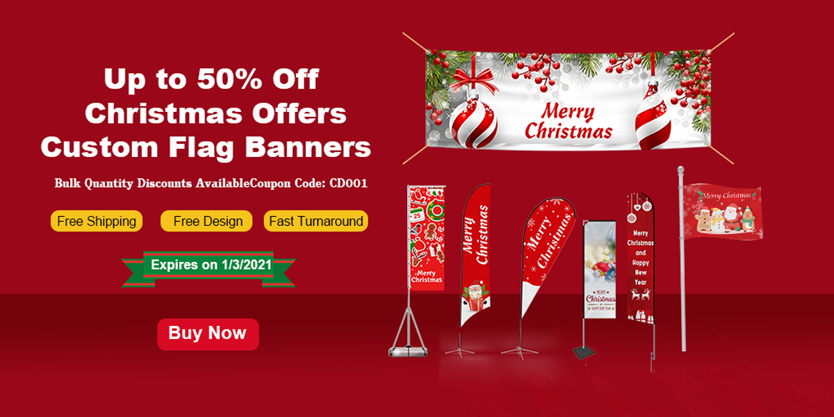 50% Off Personalized Garden Christmas Flags Deals Now