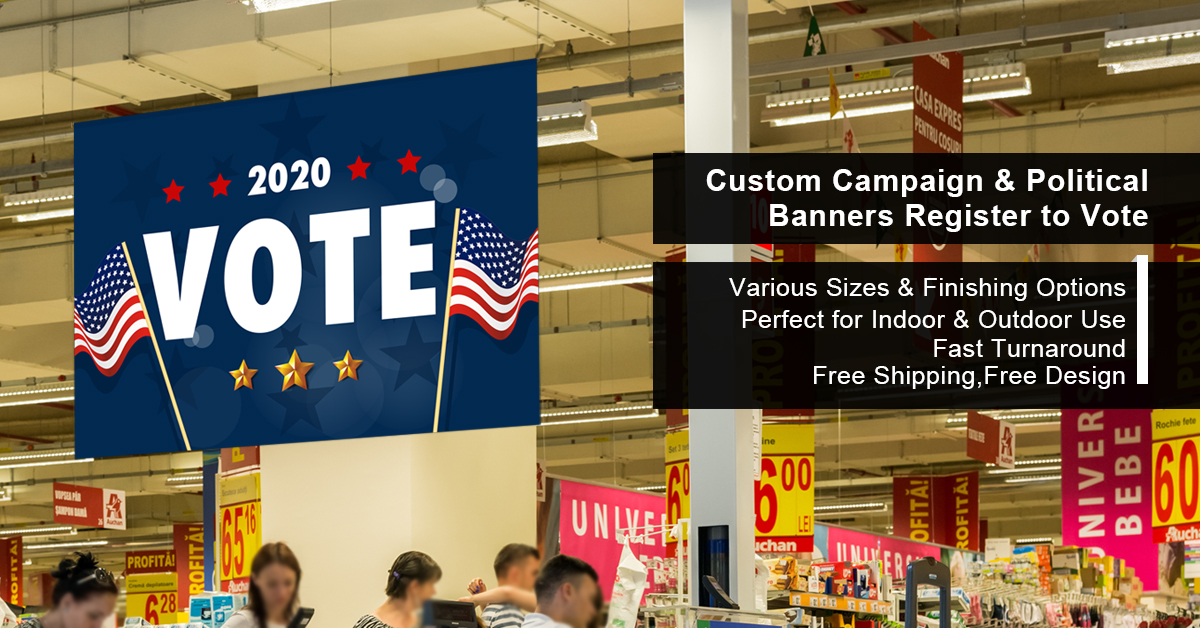 Signleader Display Custom Campaign Political Signages