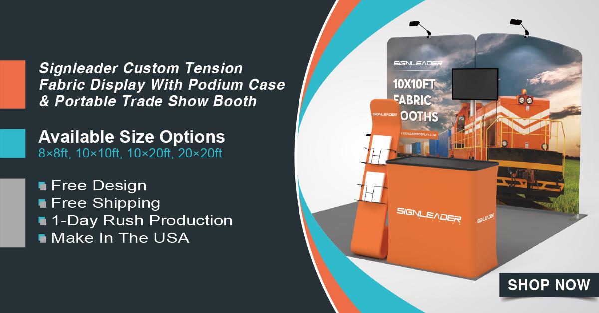 Signleader-Display-Tension-Fabric-Display-Trade-Show-Booths