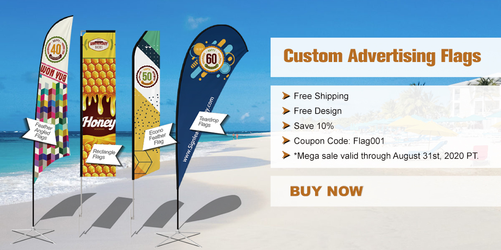 Custom Feather Flags - Signleader Advertising Flags Banner - Signleader ®