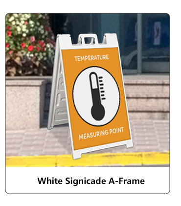White Signicade A-Frame
