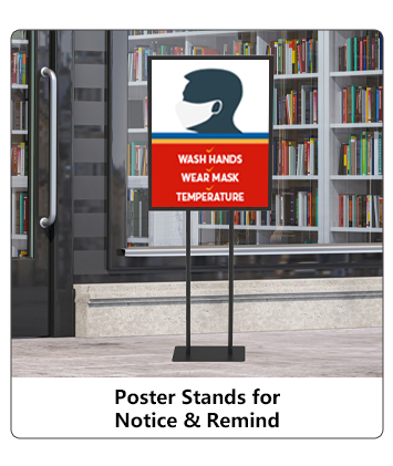 Poster Stands for Notice & Remind