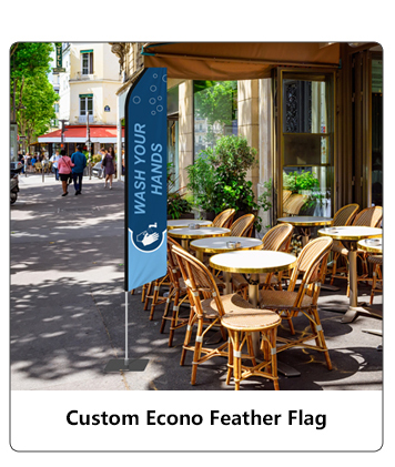 Custom Econo Feather Flag