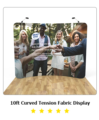 10ft-curved-tension-fabric-display-with-podium-case-portable-trade-show-booth