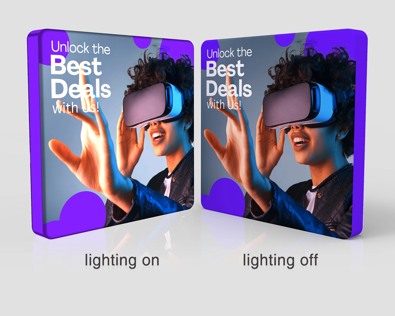 8ft PortaZip™ Display - Backlit