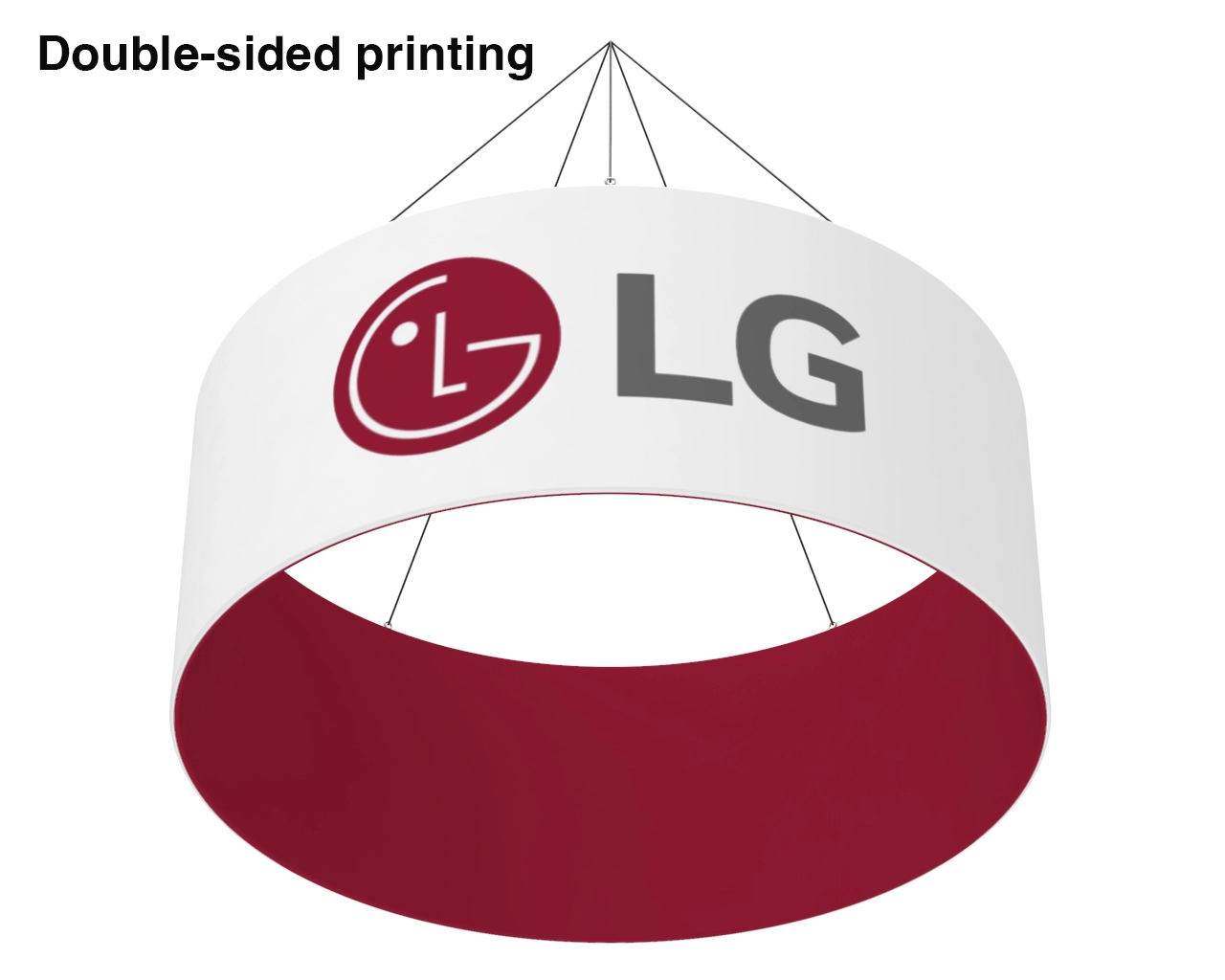 10ft Circular Hanging Banner/Sign for Trade Shows/Exhibitions
