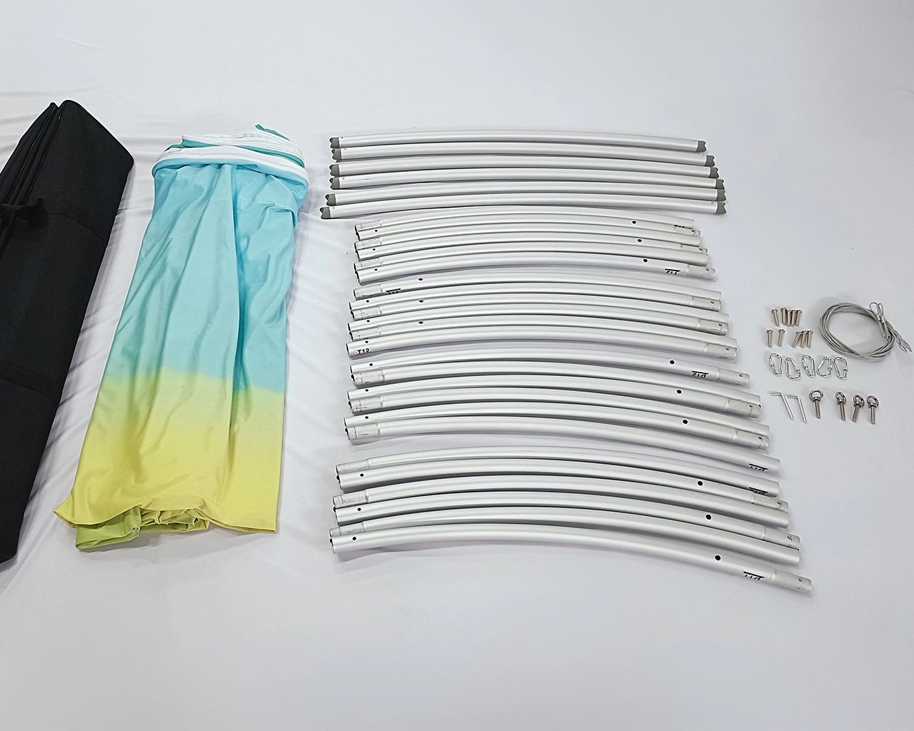 10ft Cylinder Trade Show Hanging Fabric Display