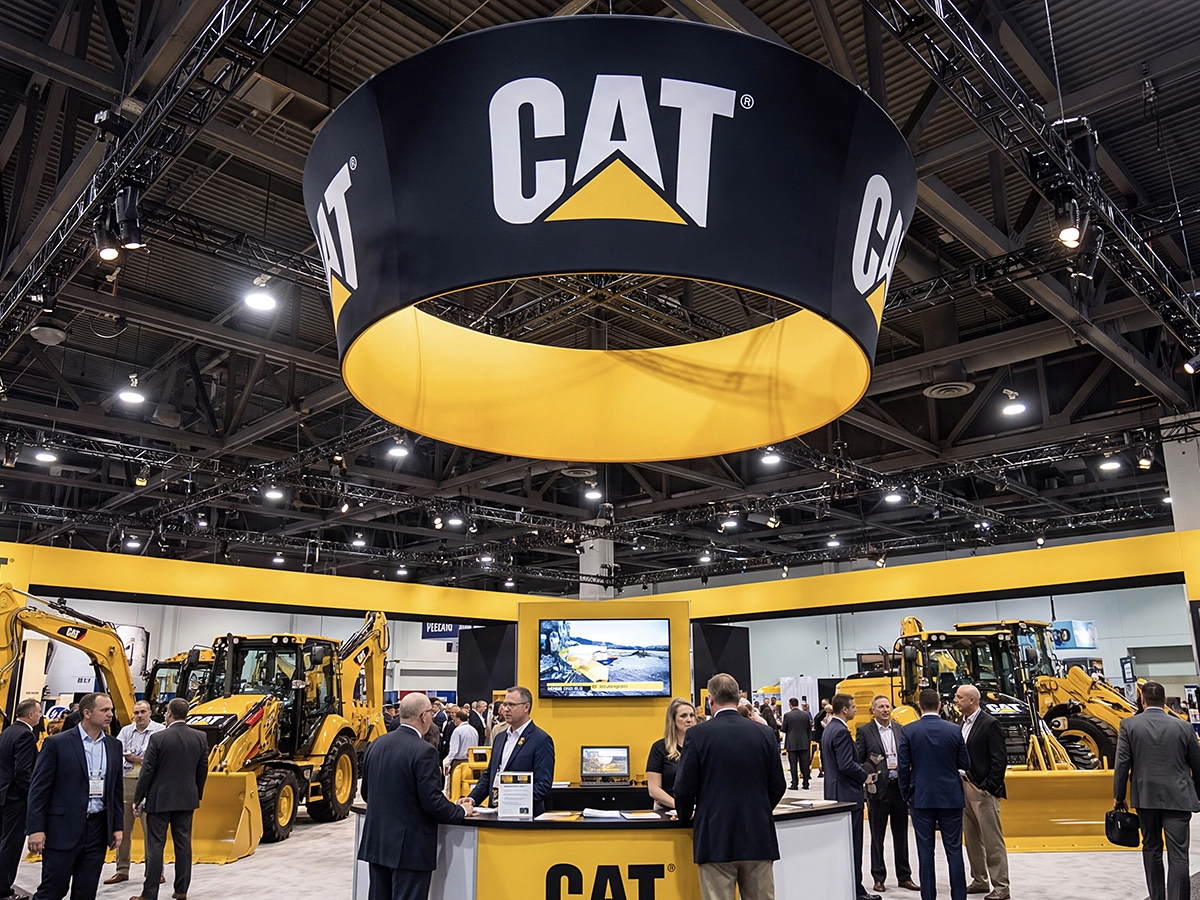 10ft Cylinder Trade Show Hanging Fabric Display