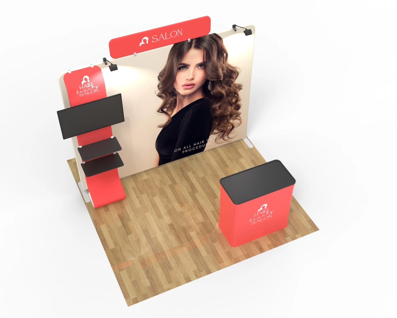 10ft Straight FlexBooth™ Max Kit