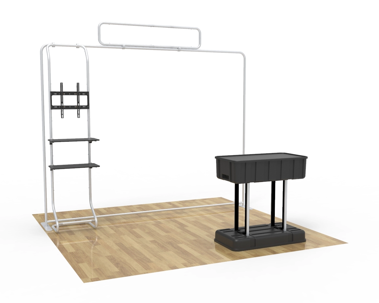 10ft Straight FlexBooth™ Max Kit