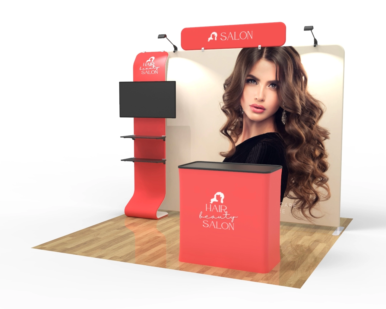 10ft Straight FlexBooth™ Max Kit