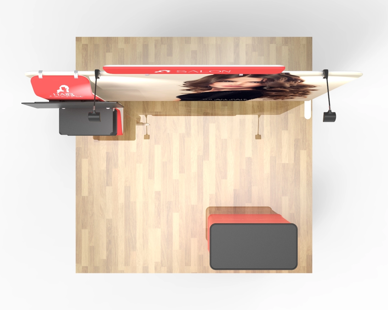 10ft Straight FlexBooth™ Max Kit