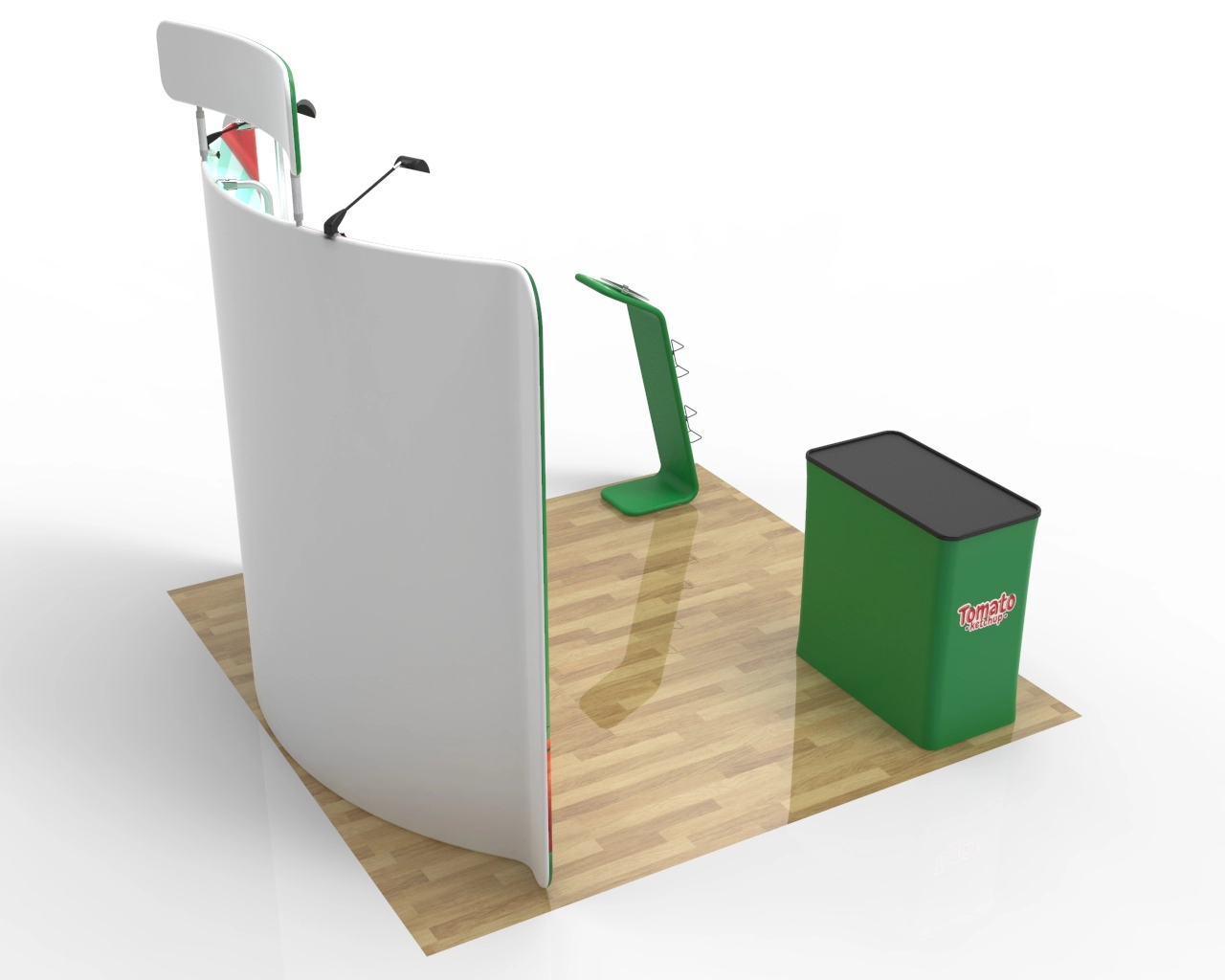 10ft Food & Snack Portable Trade Show Booth Idea 19