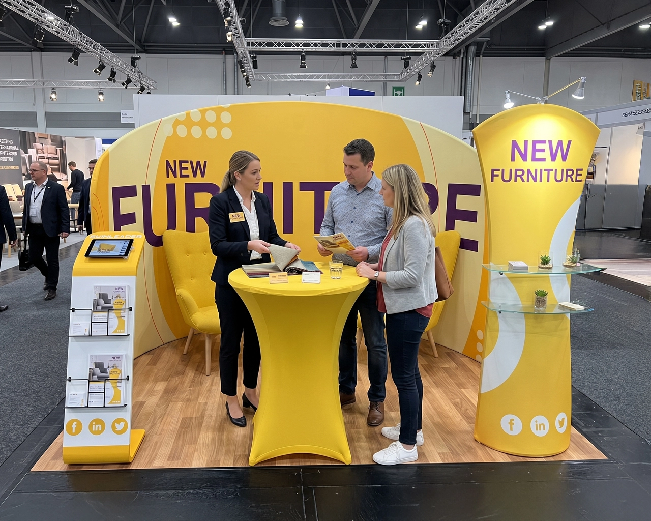 10ft Furniture & Home Decor Trade Show Booth Idea 09
