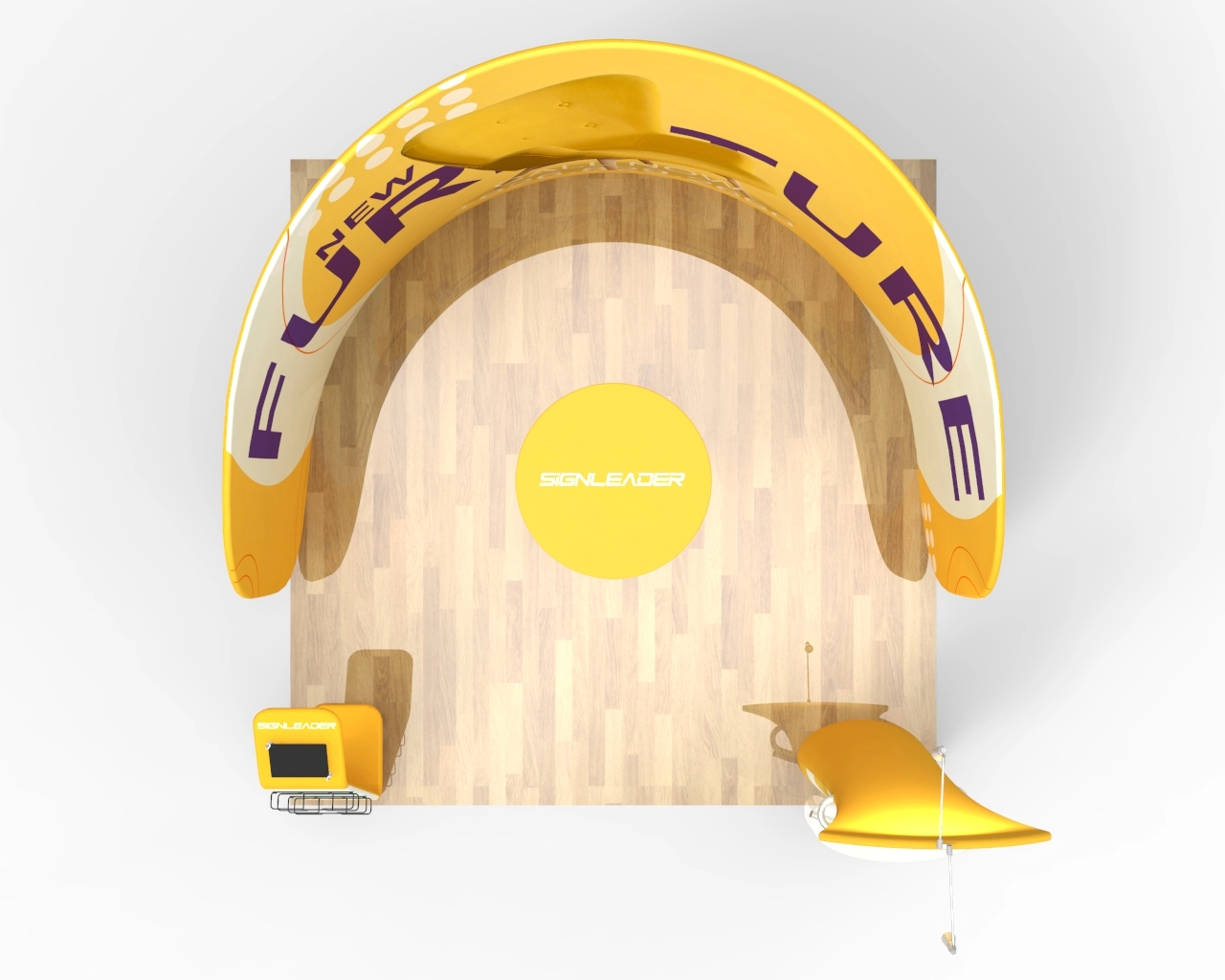 10ft Furniture & Home Decor Trade Show Booth Idea 09