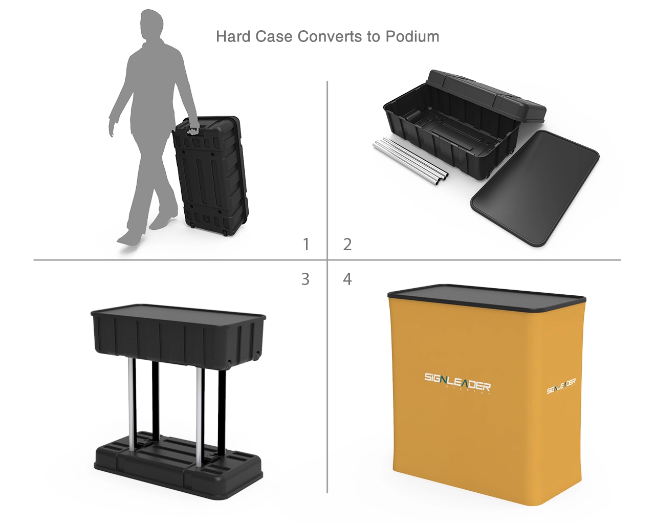 10ft Portable Fashion Brands Trade Show Booth Idea 14