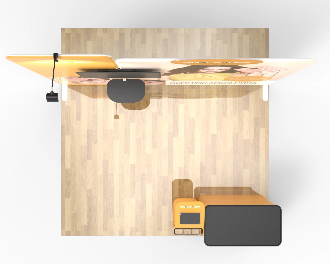 10ft Portable Fashion Brands Trade Show Booth Idea 14