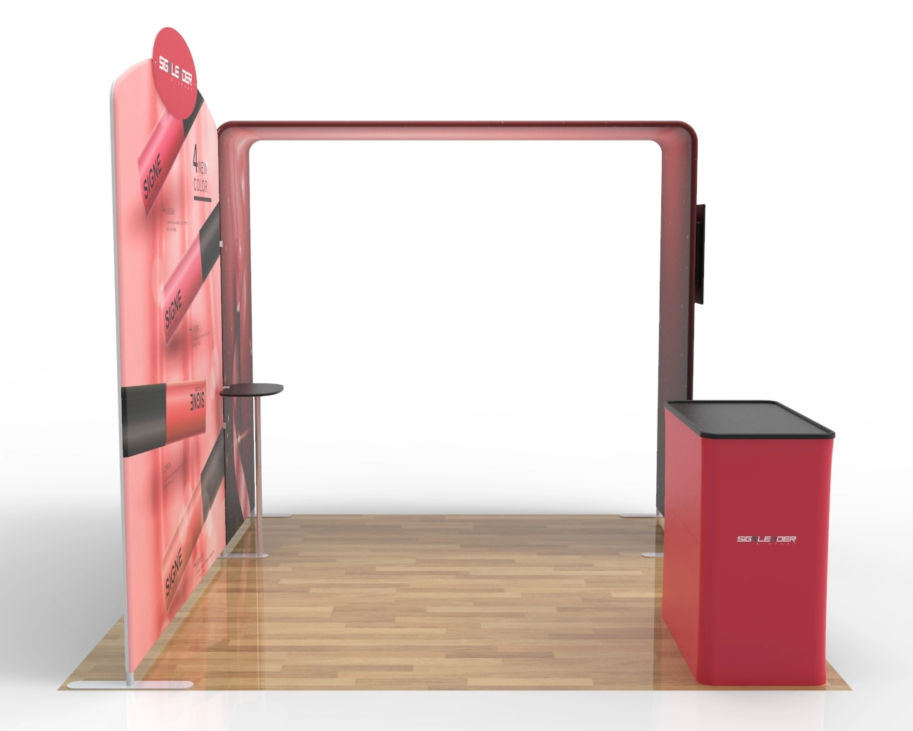10ft Portable Makeup & Beauty Trade Show Booth Idea 08