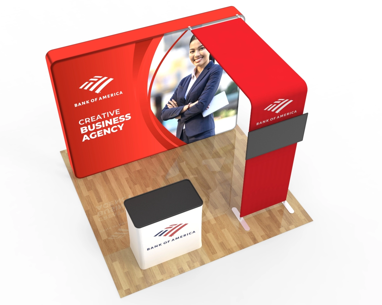 10ft PortaZip™ Booth 32- Backlit