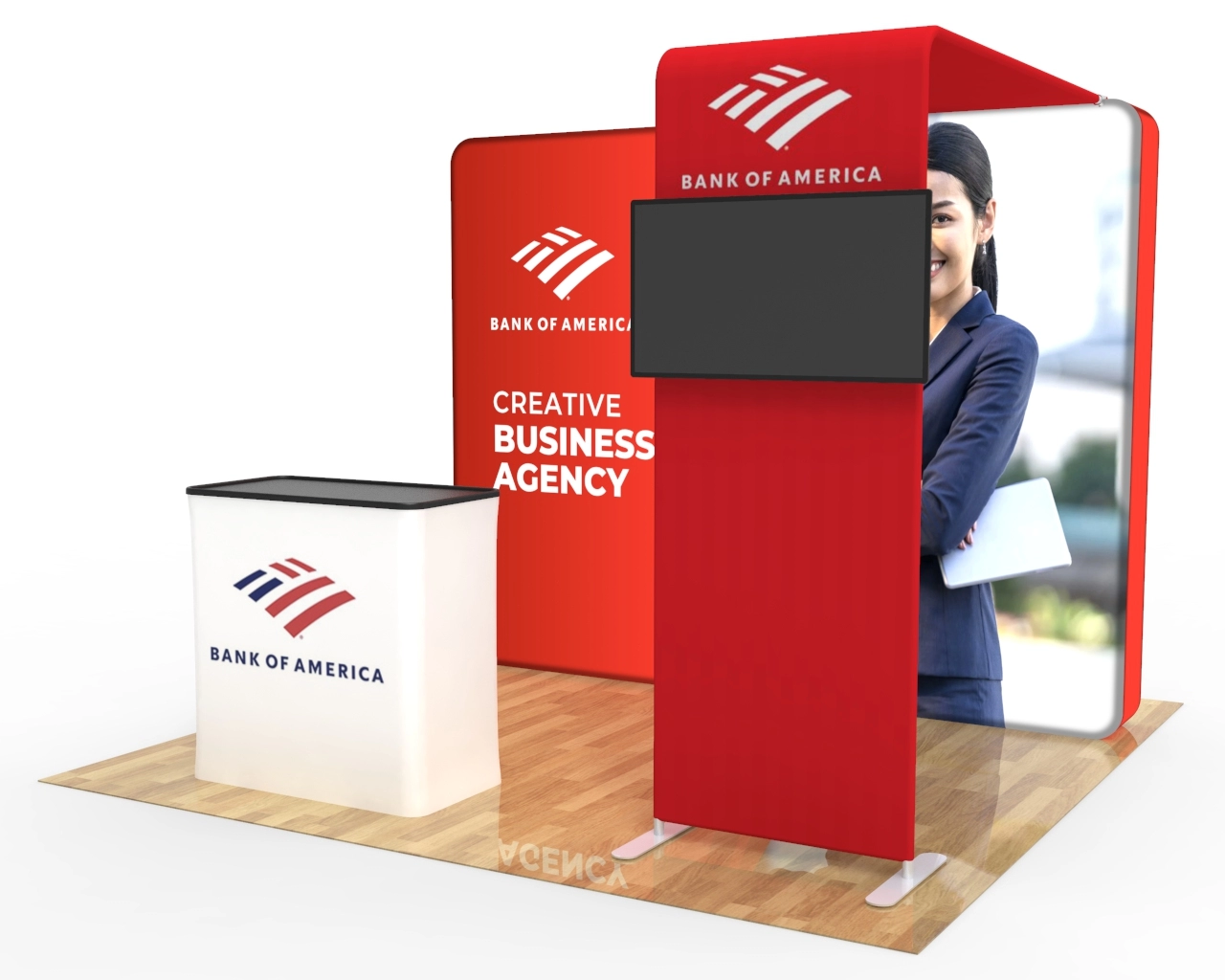 10ft PortaZip™ Booth 32- Backlit