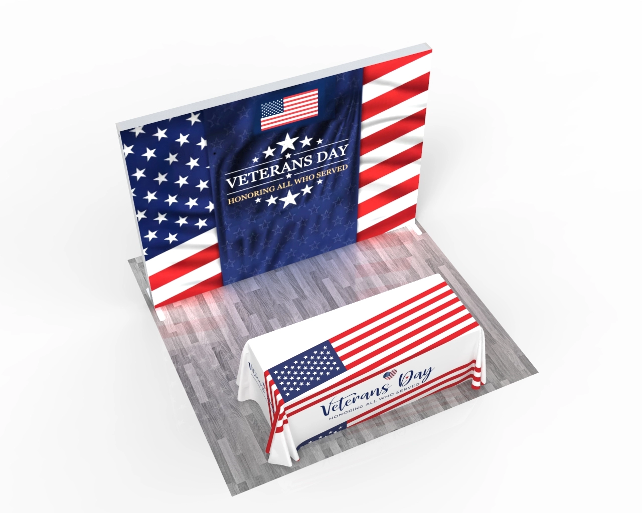 10ft SEGQuick™ Booth 18 - Backlit