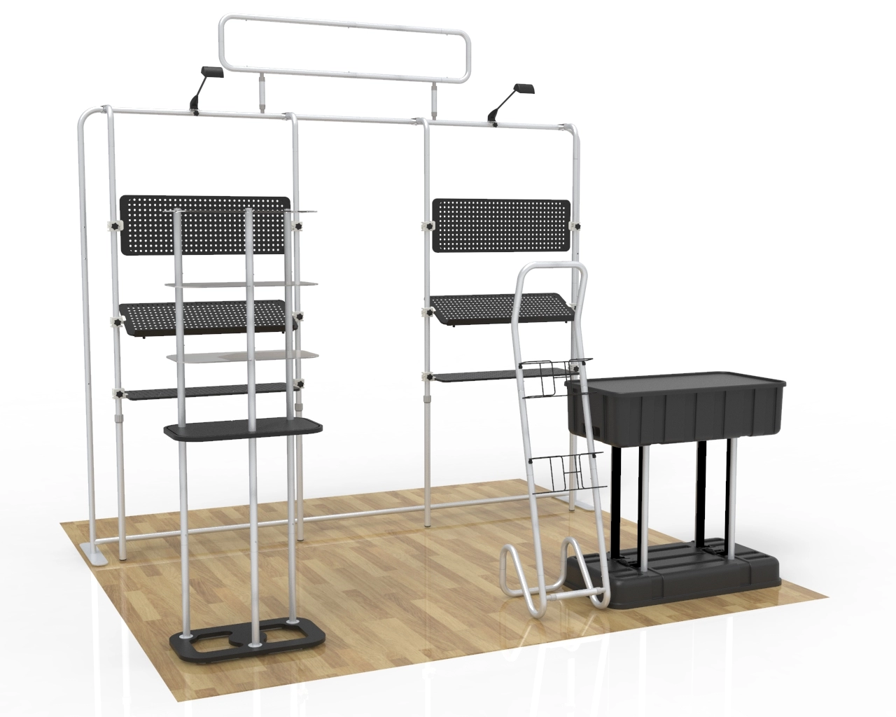 10ft Skincare & Fragrance Trade Show Booth Kit E