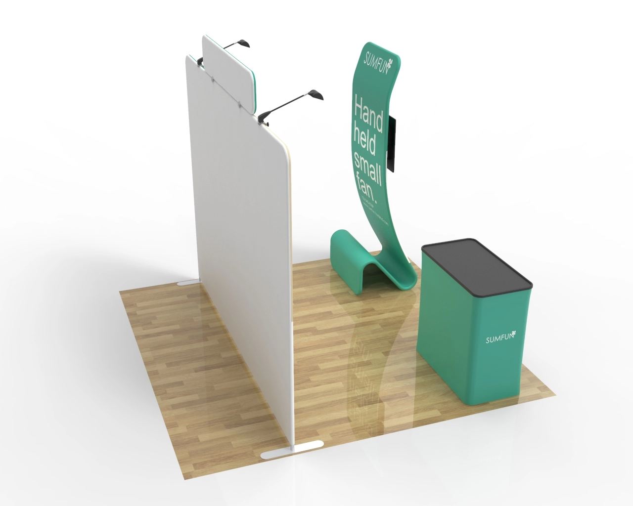 10ft Trade Show Booth Package 25 for Small Appliances