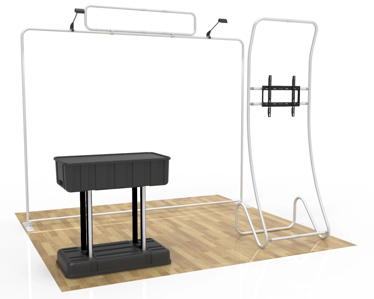10ft Trade Show Booth Package 25 for Small Appliances