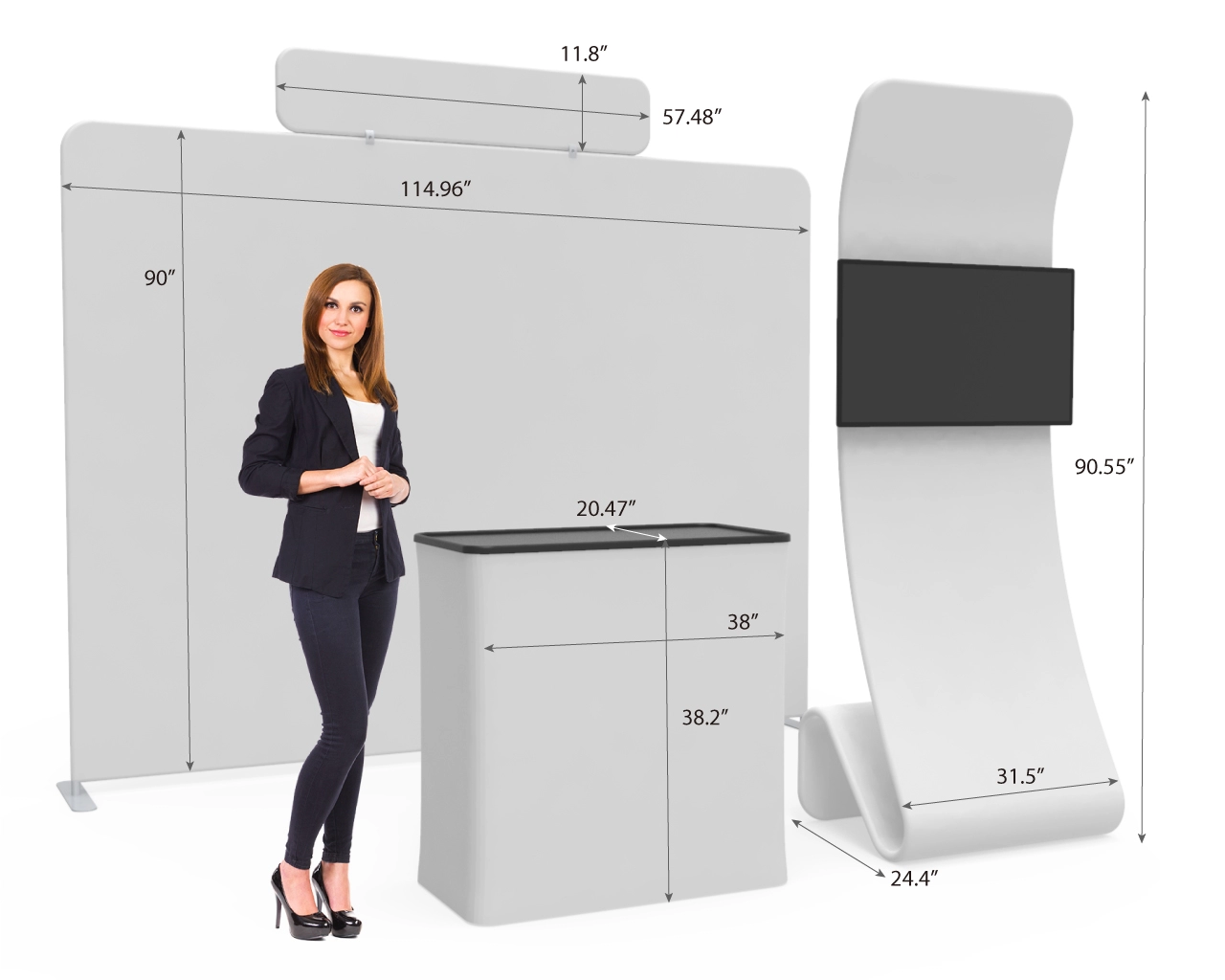 10ft Trade Show Booth Package 25 for Small Appliances