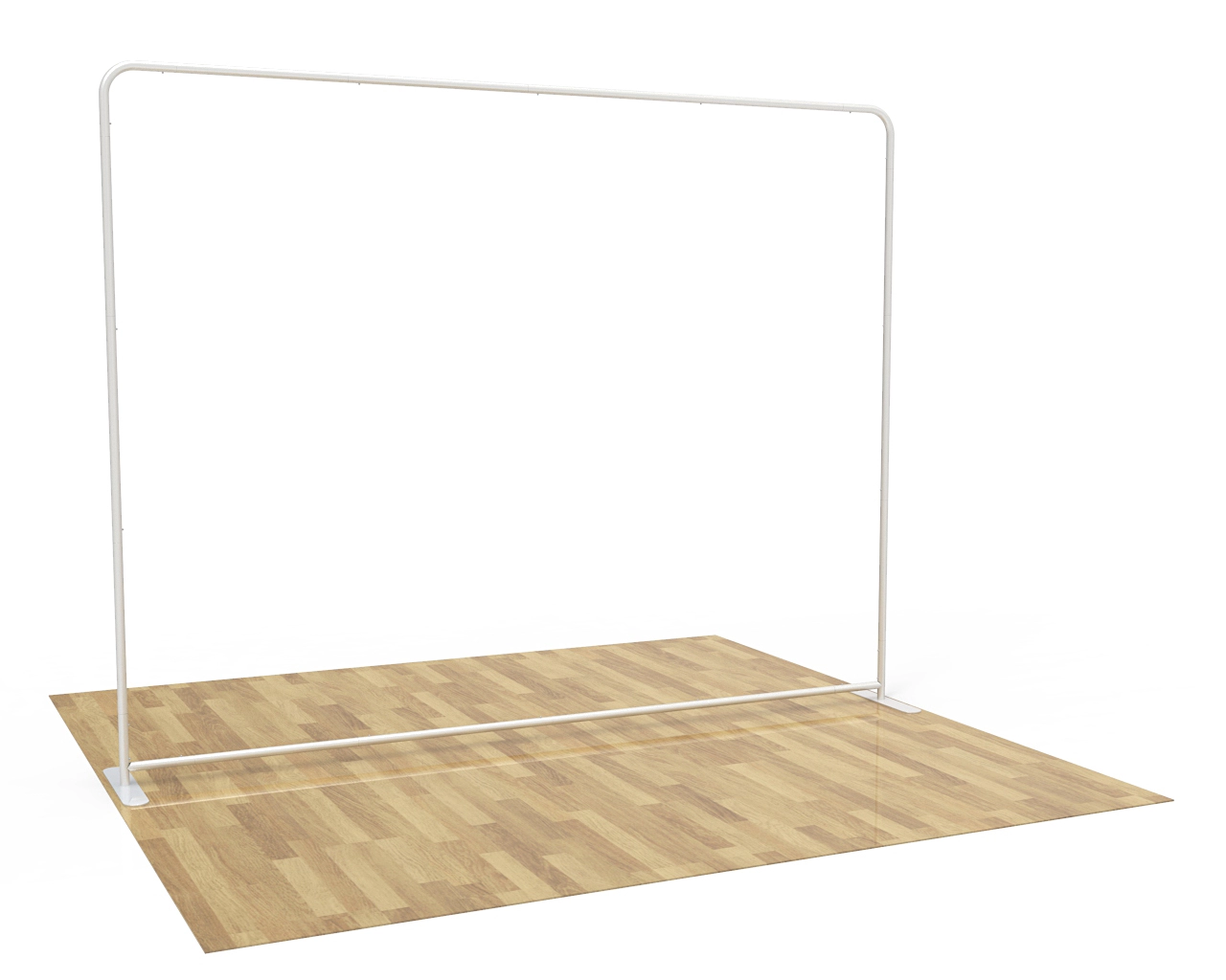 10ft Straight Portable Event and Media Backdrop 