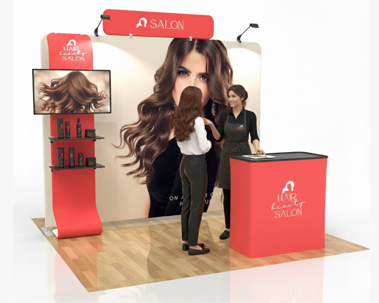 10ft Straight FlexBooth™ Max Kit