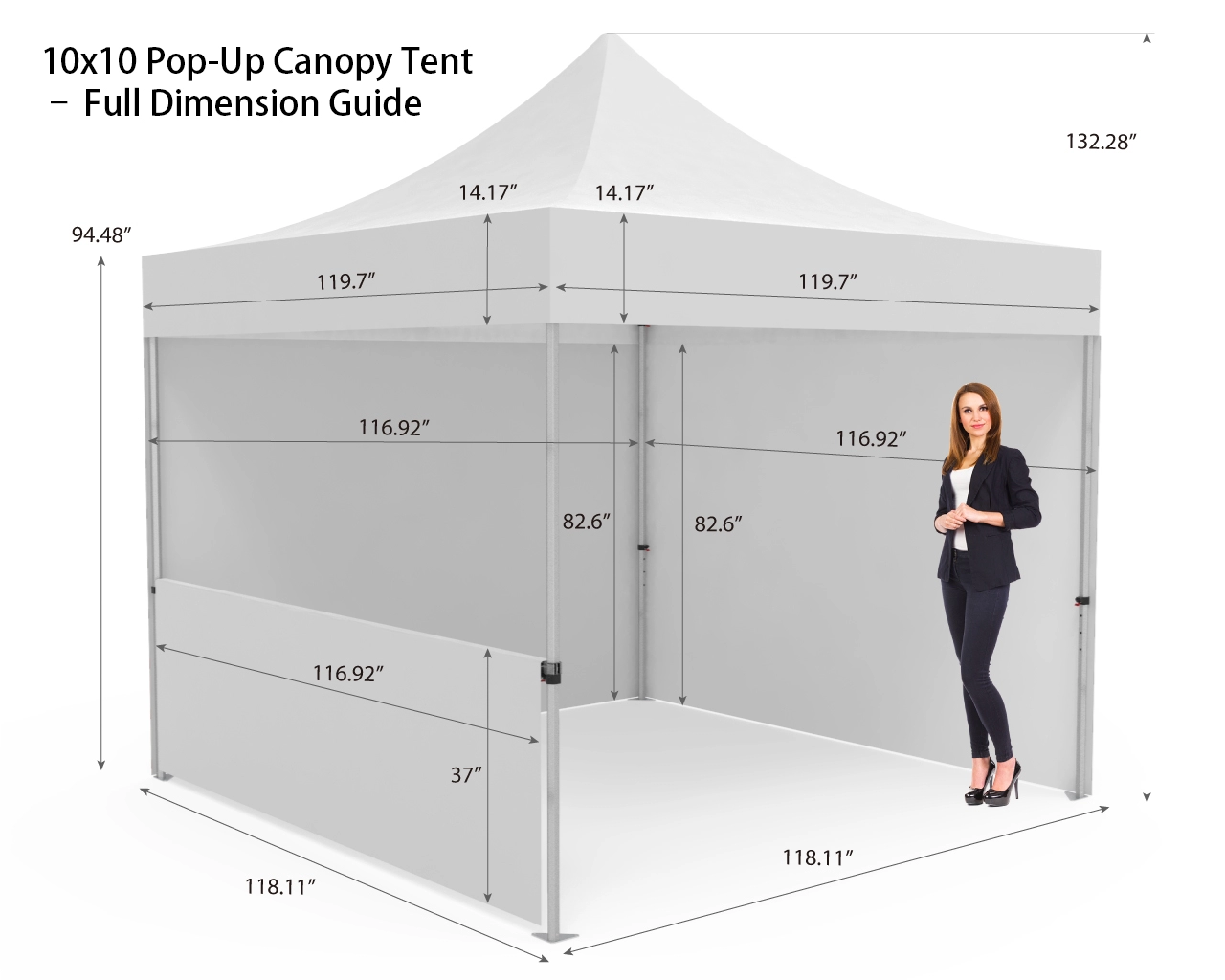 Custom 10x10 Pop Up Canopy Tent Combos 12 for Events