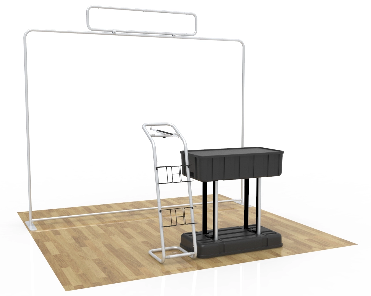 10x10 Trade Show Booth Display 19 for Consumer Tech, Audio & Gadget Events