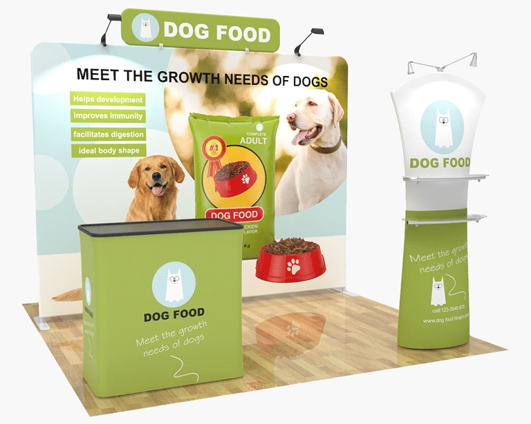 10x10 Trade Show Booth Package 21 for Pet Product Brands