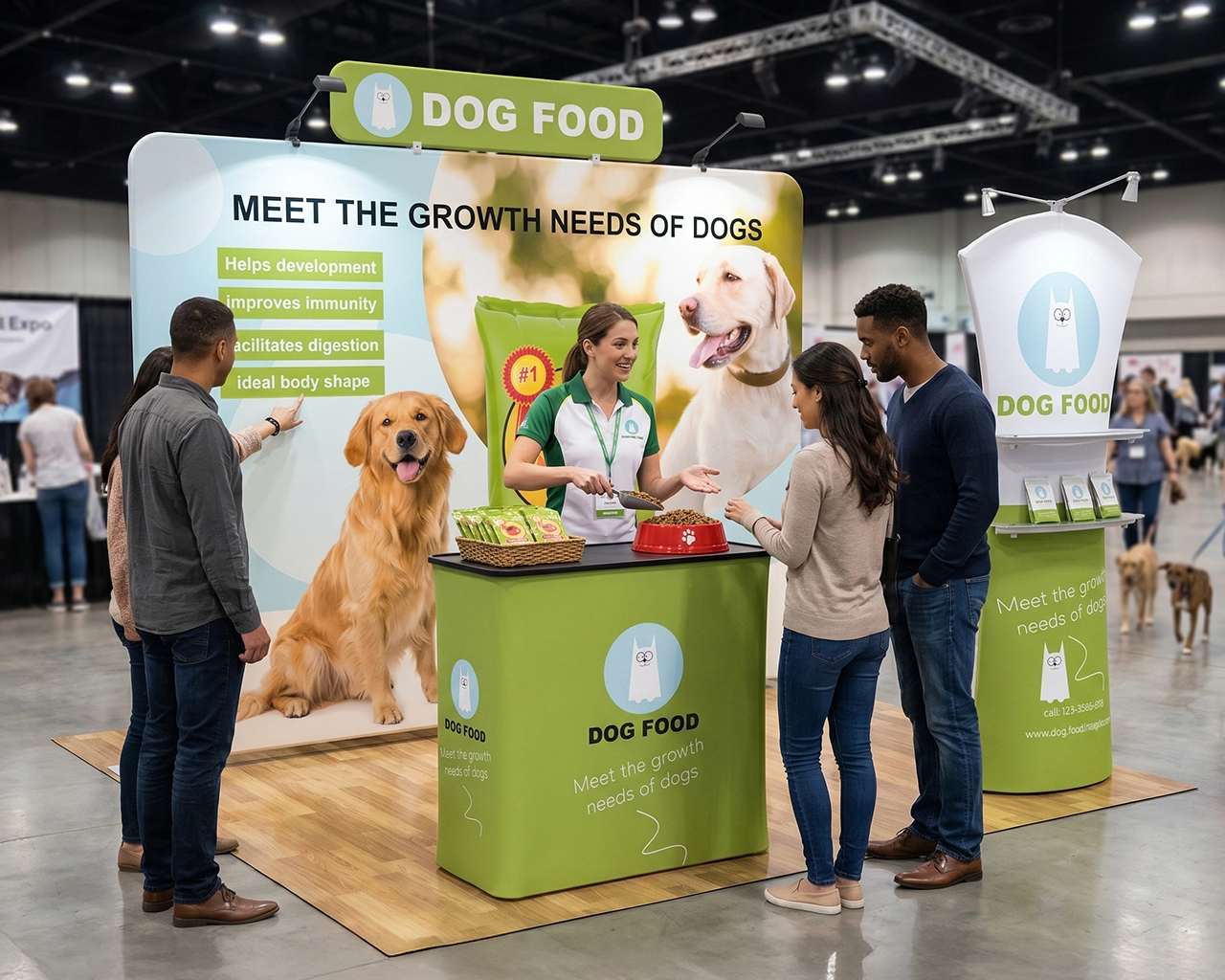 10x10 Trade Show Booth Package 21 for Pet Product Brands