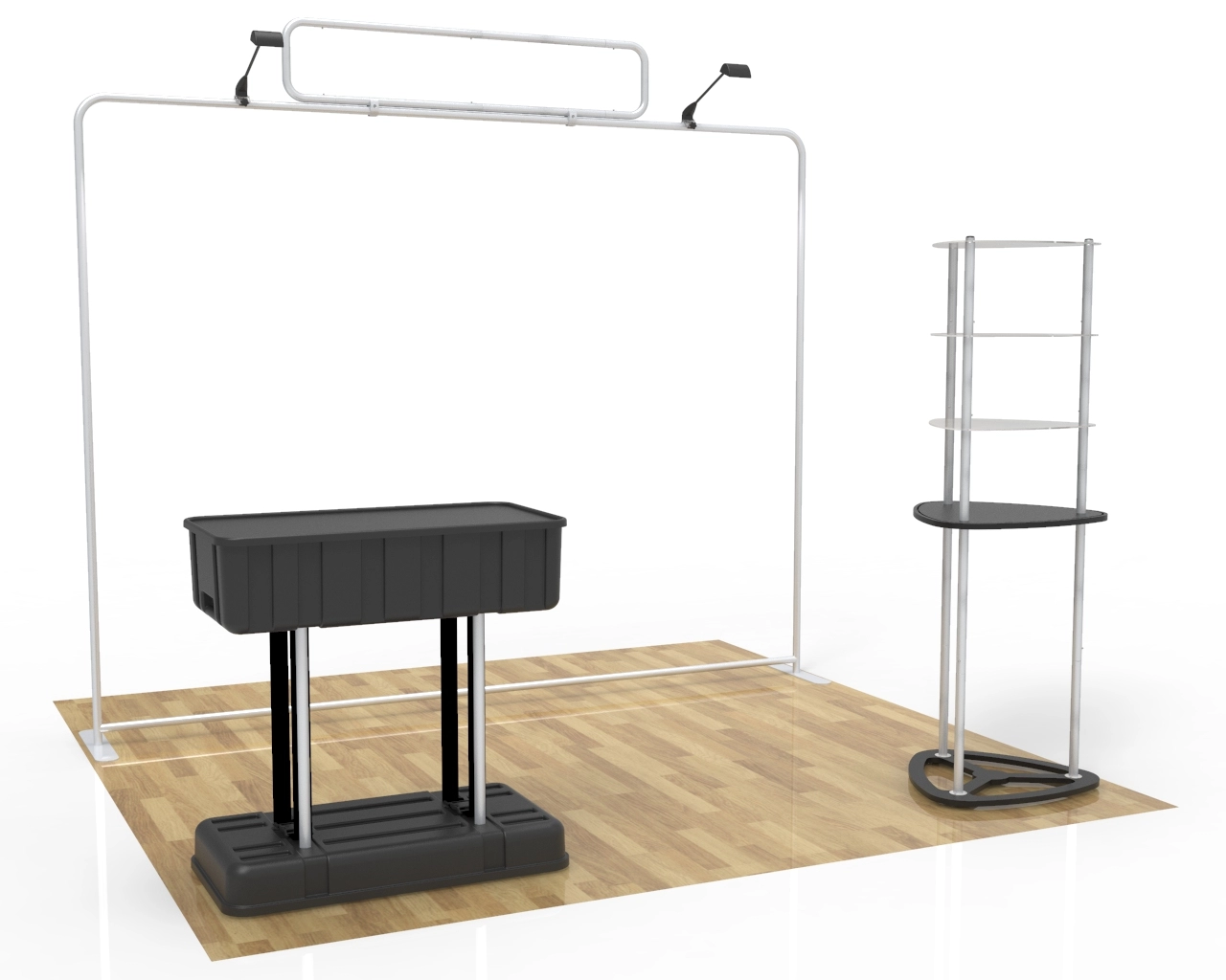 10x10 Trade Show Booth Package 23 for Spa, Wellness & Natural Beauty