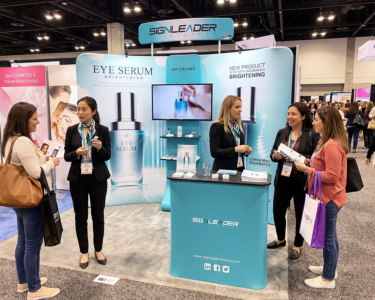 10x10ft Beauty & Cosmetic Trade Show Booth Idea 12