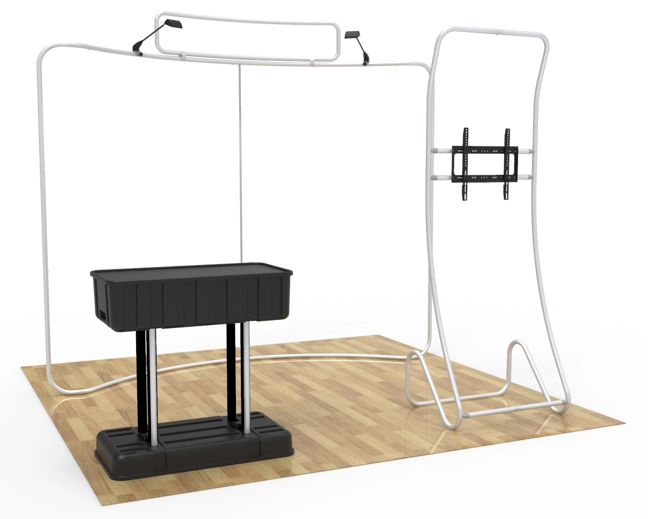 10x10ft Trade Show Booth Package 24 for Perfume & Beauty Brands – Fragrance Show Ready