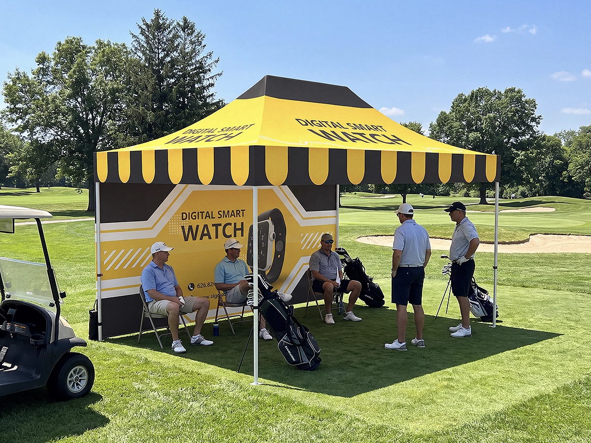 10x15 Advertising Canopy Tent with Backwall