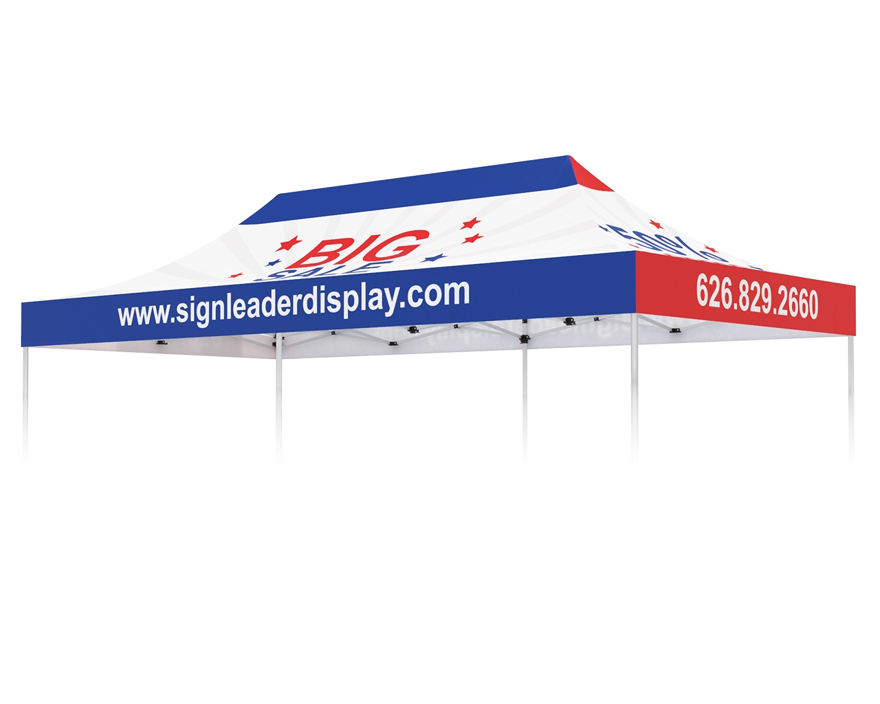 10x20 Custom Printed Canopy Top
