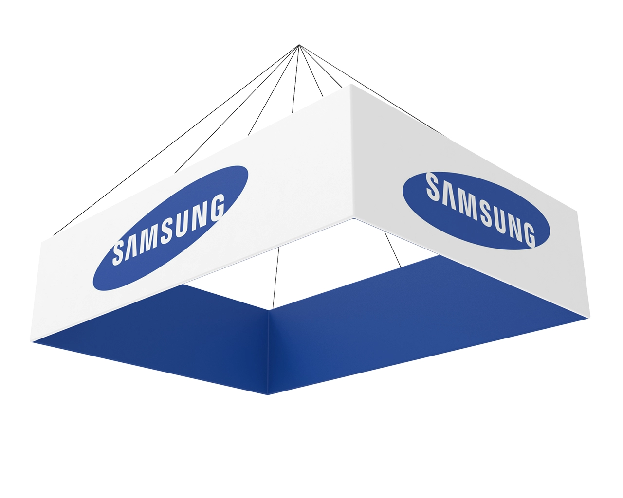 15ft Rectangular Trade Show Hanging Sign