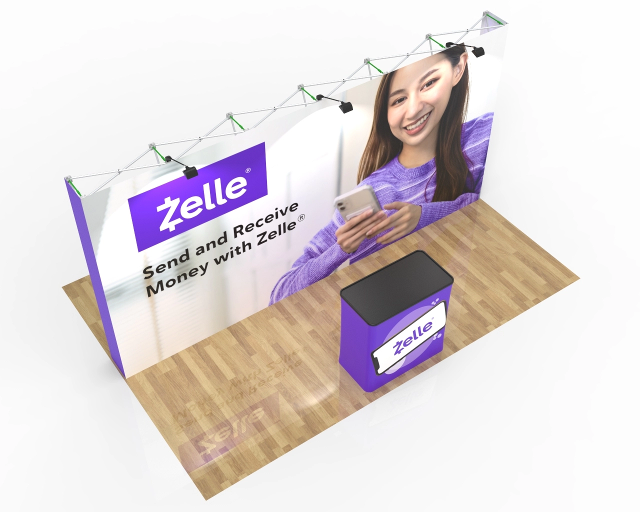 15ft Pop Up Trade Show Display 