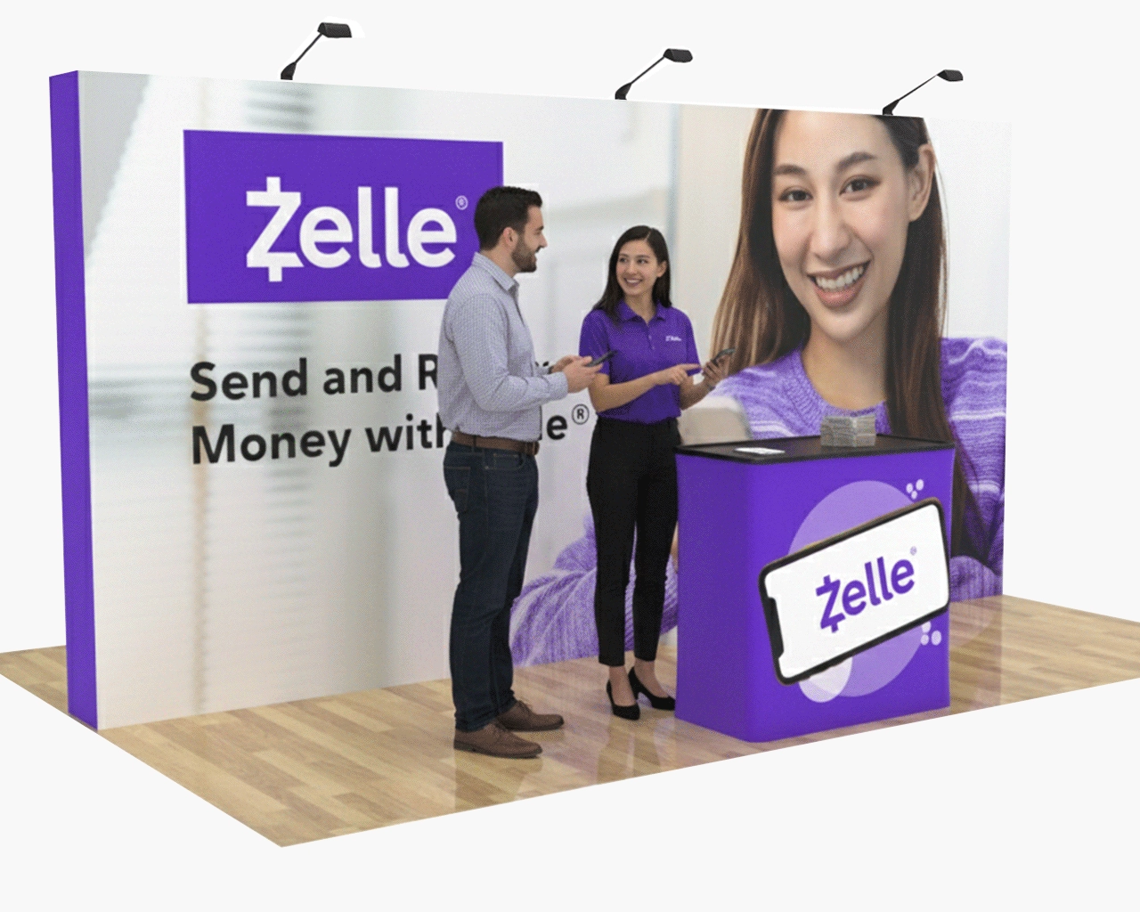 15ft Pop Up Trade Show Display 