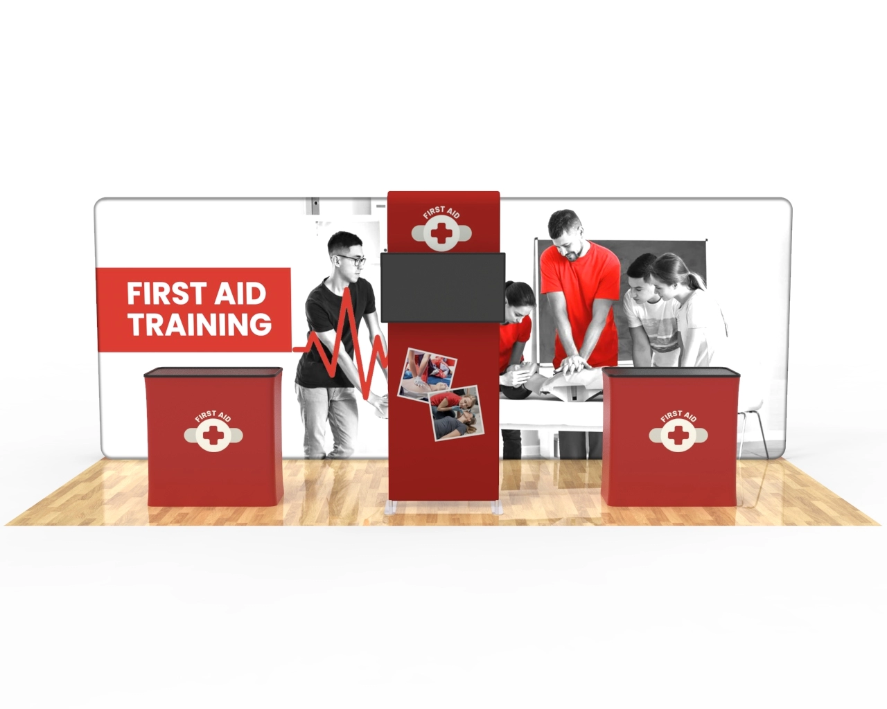 20ft PortaZip™ Booth 32 - Backlit