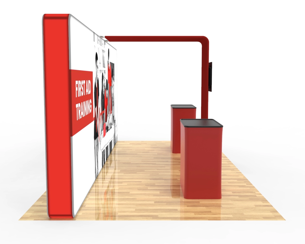 20ft PortaZip™ Booth 32 - Backlit