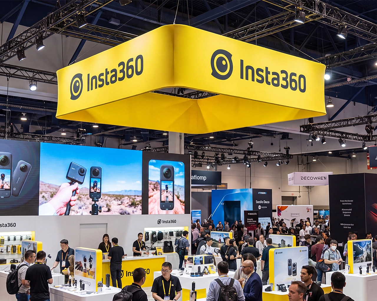 20ft Rounded Rectangle Hanging Display