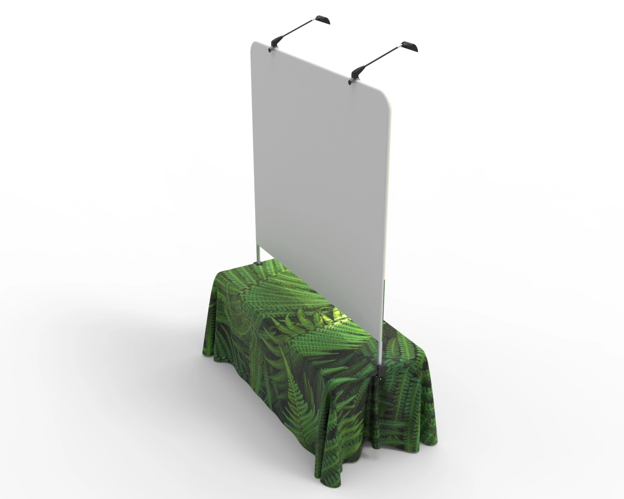 6ft Straight Tabletop Banner Stand