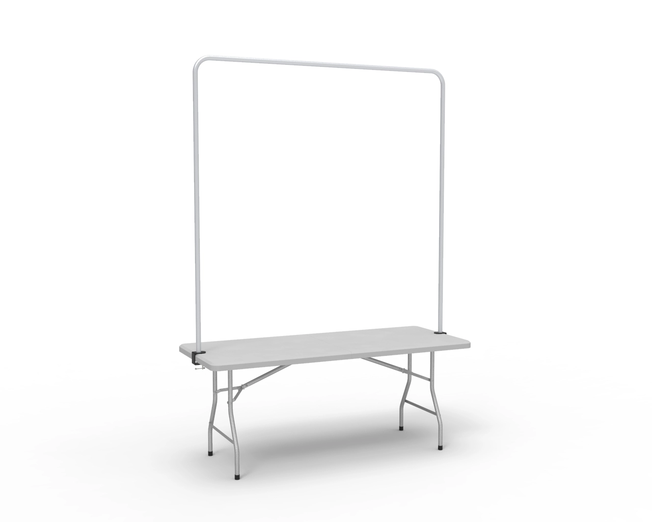 6ft Straight Tabletop Banner Stand