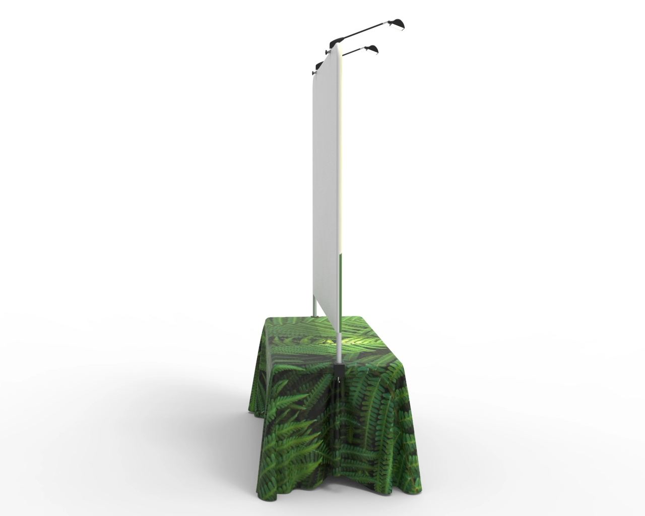6ft Straight Tabletop Banner Stand